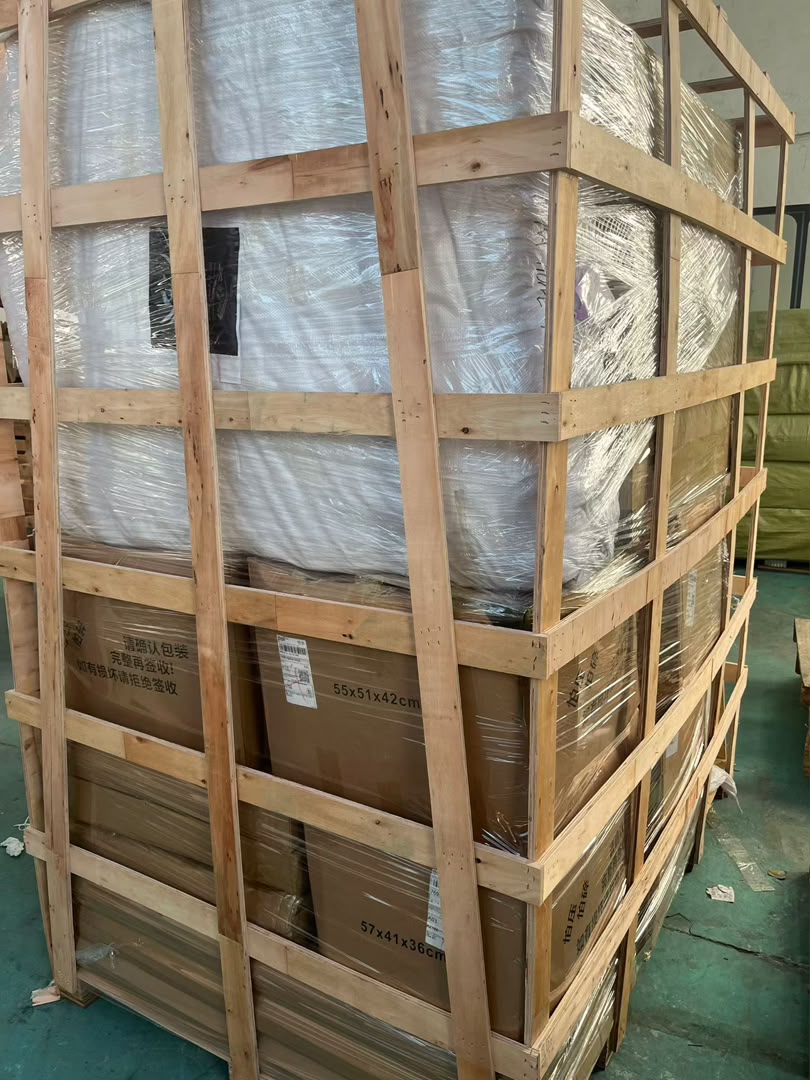 Professional shipment packing in the warehouse
